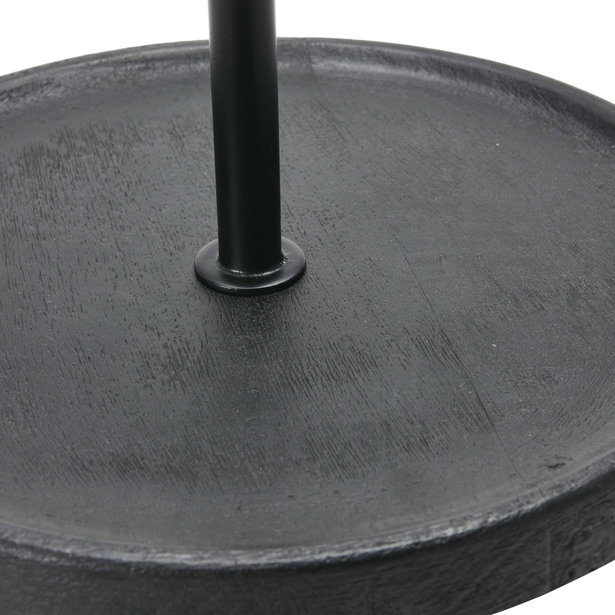 Hello Honey® 15" Black Elegant Modern Tray
